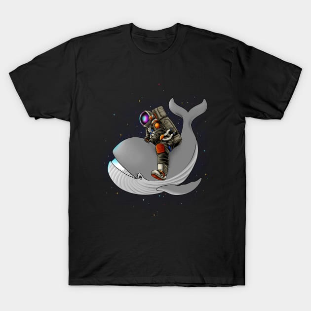 Above and beyond outer space T-Shirt by angoes25